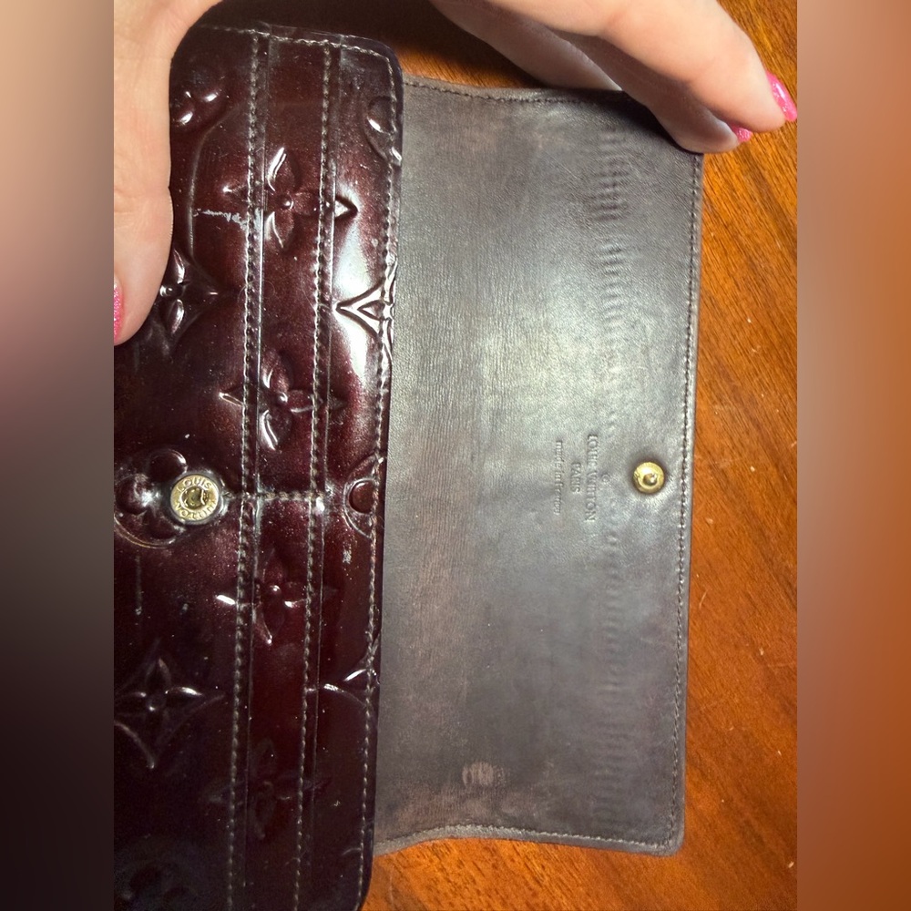 LOUIS VUITTON Vernis Purple Long Wallet with COA (dust bag NOT INCLUDED.) - Picture 9 of 17